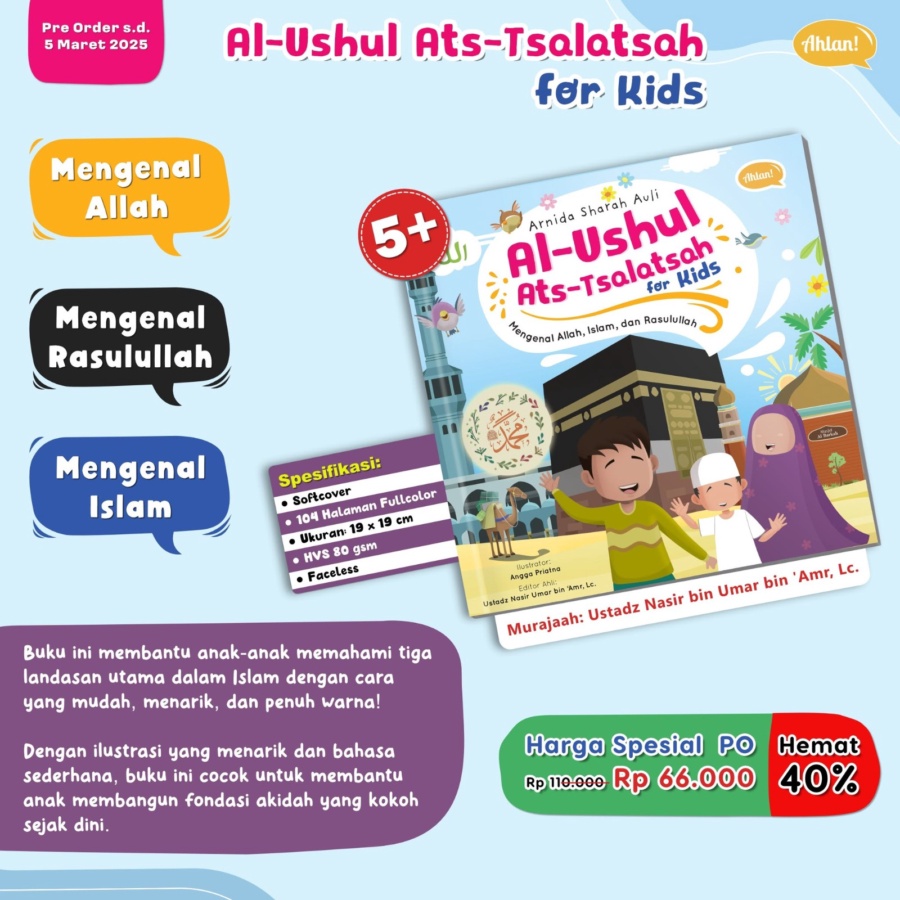 Al-Ushul Ats-Tsalatsah for Kids