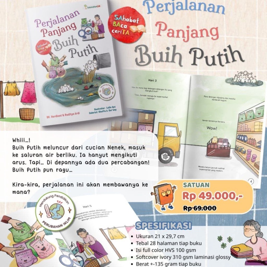 Seri Setiap Benda Punya Cerita: Perjalanan Panjang Buih Putih