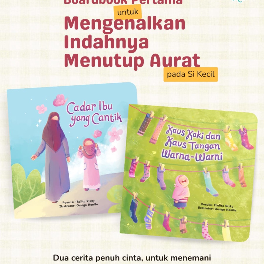 Cadar Ibu yang Cantik & Kaus Kaki dan Kaus Tangan Warna-Warni